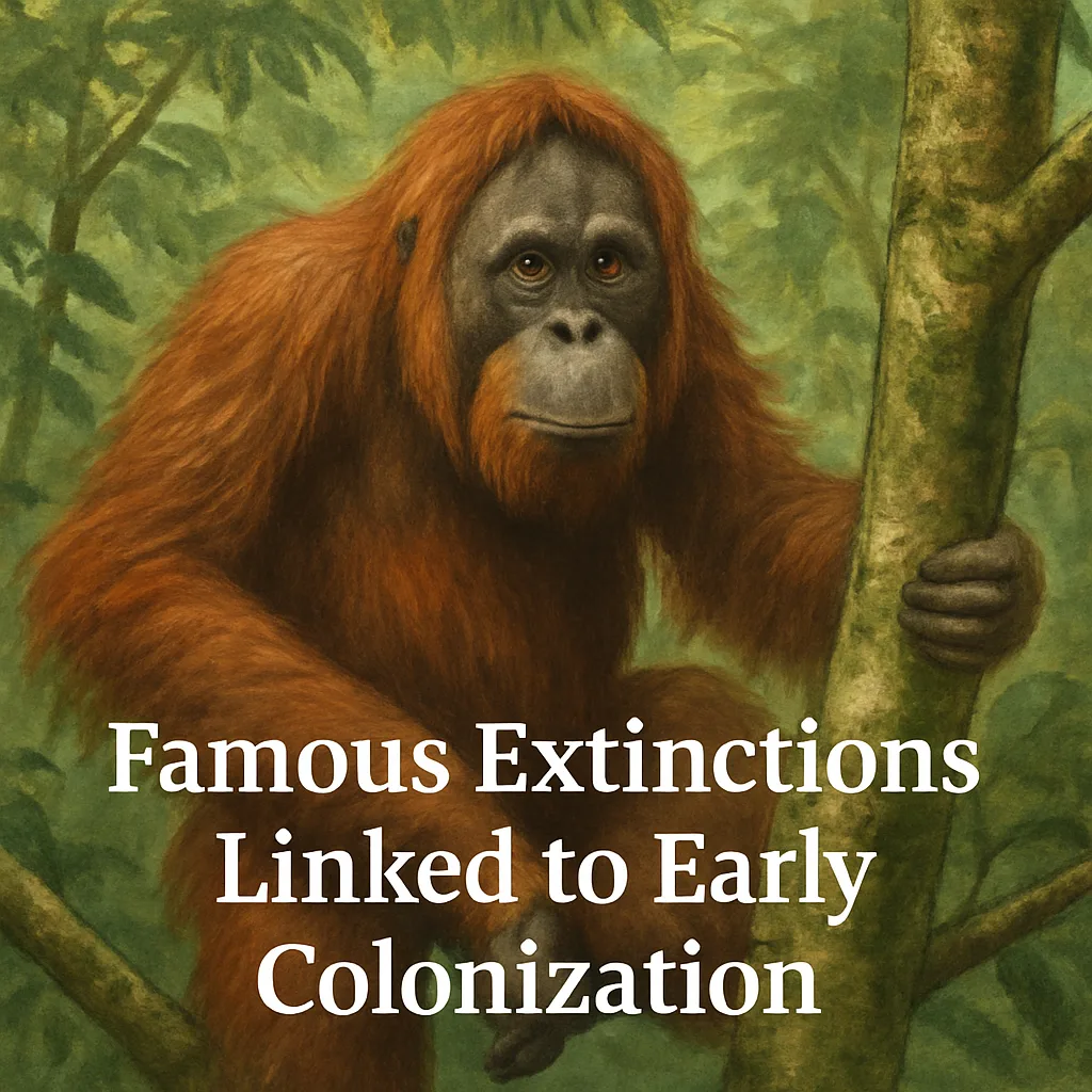 Famous Extinctions Linked to Early Colonization
