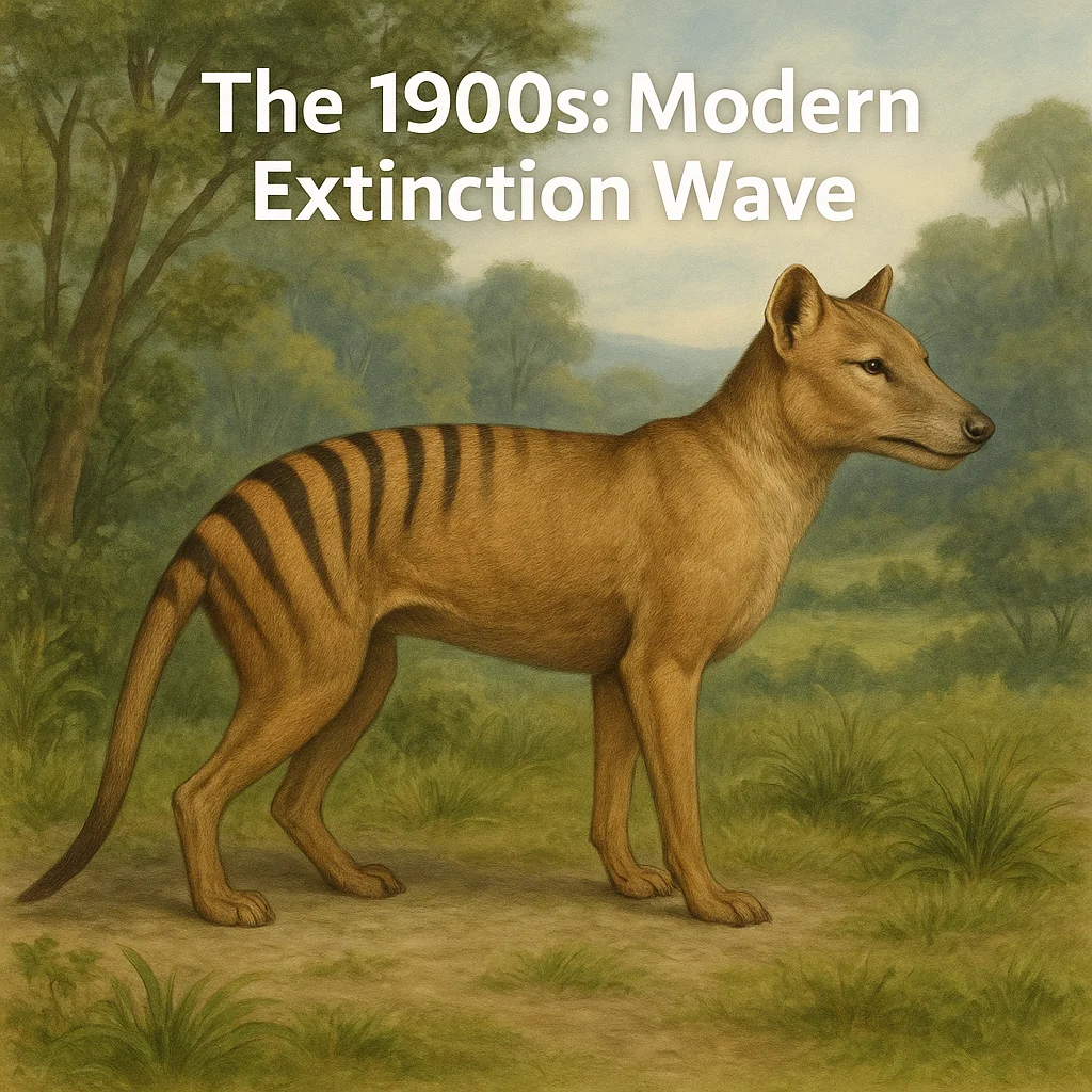 The 1900s: Modern Extinction Wave