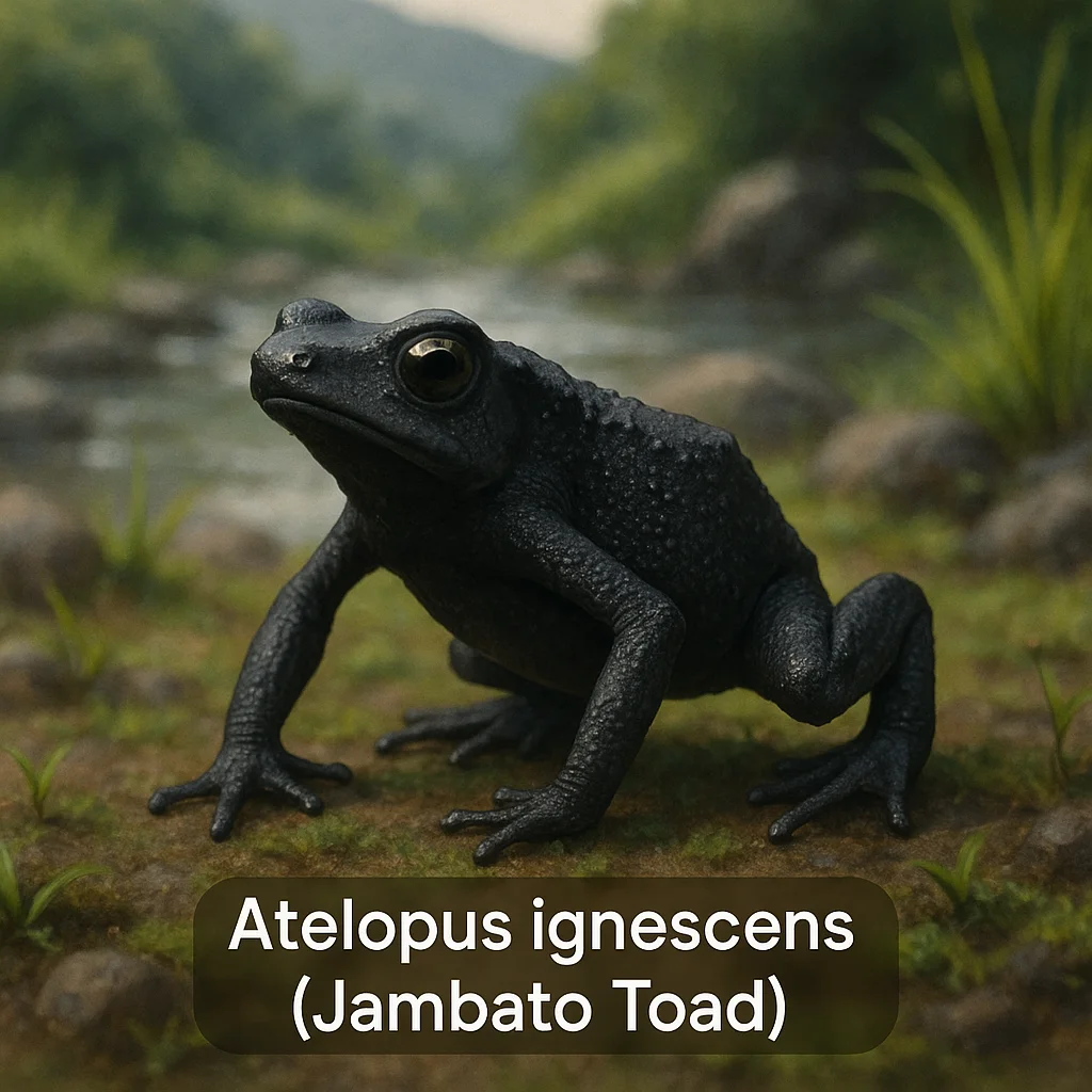 Atelopus ignescens (Jambato Toad)