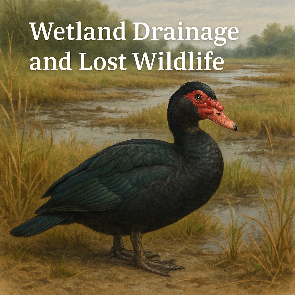 Wetland Drainage and Lost Wildlife