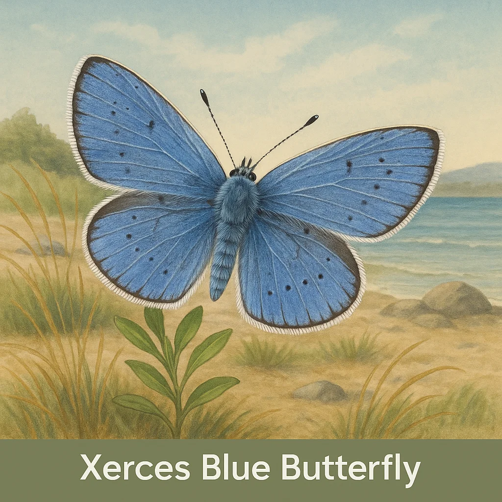 Xerces Blue Butterfly