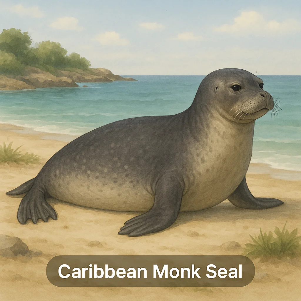 Caribbean Monk Seal