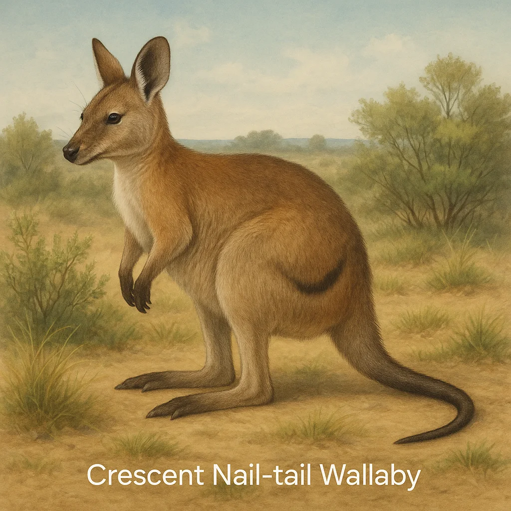 Crescent Nail-tail Wallaby