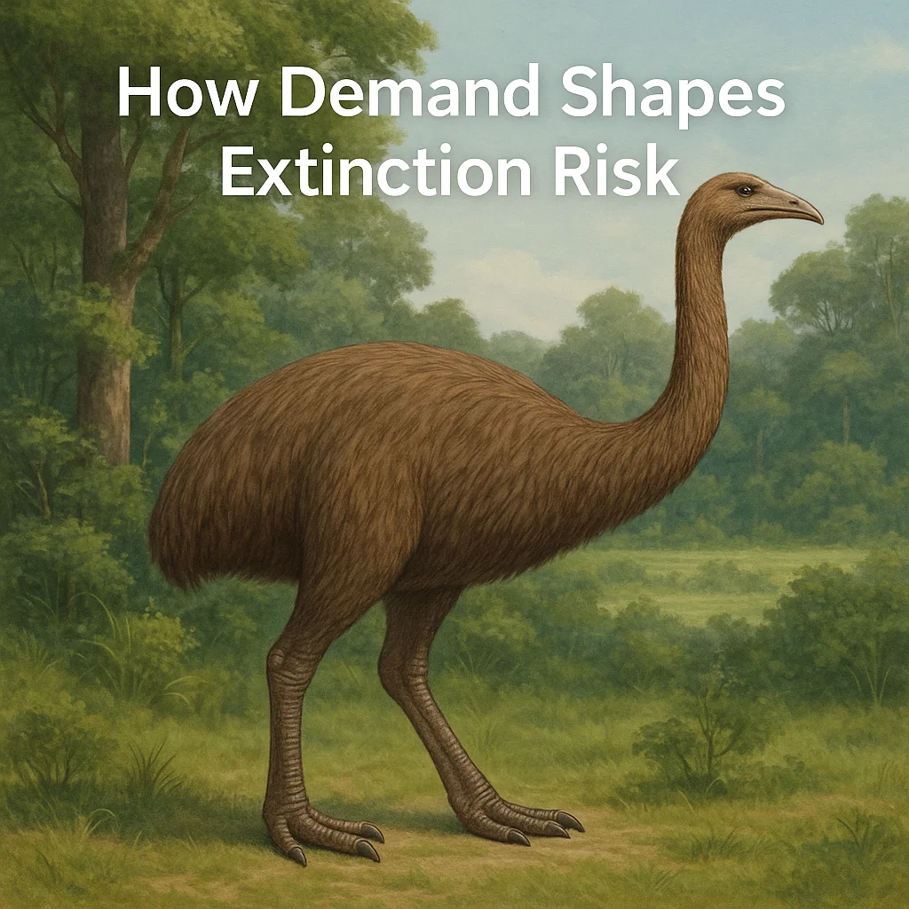 How Demand Shapes Extinction Risk